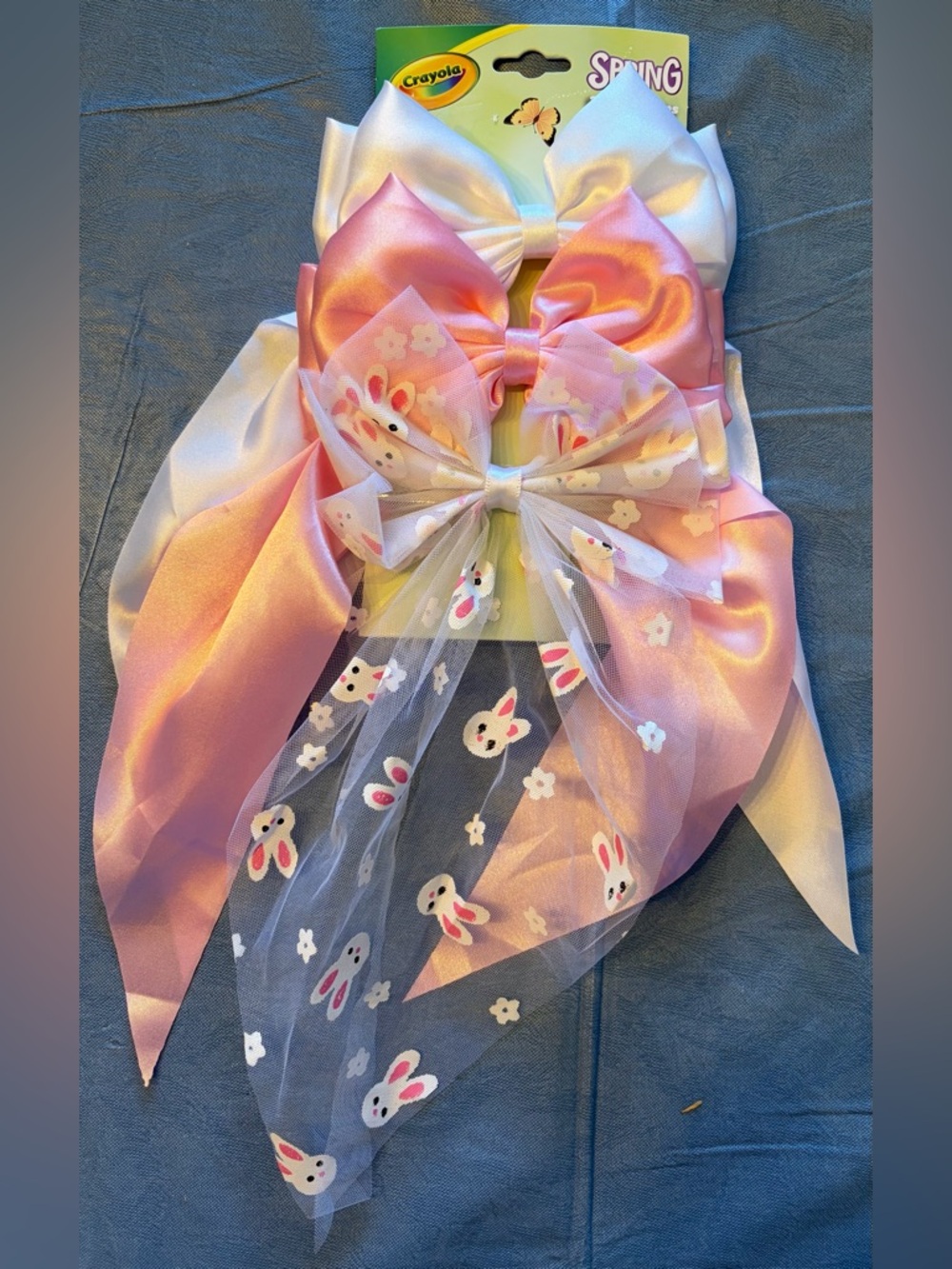 Hair bow Clips Set of 3 New